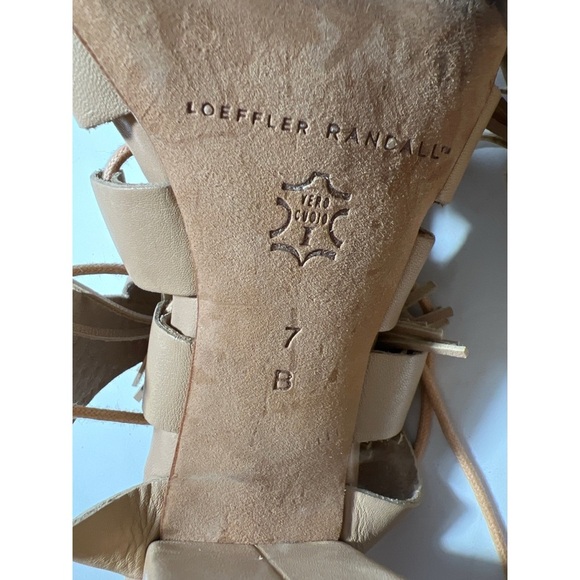 Loeffler Randall Tan Fringe Sandals - Picture 12 of 12